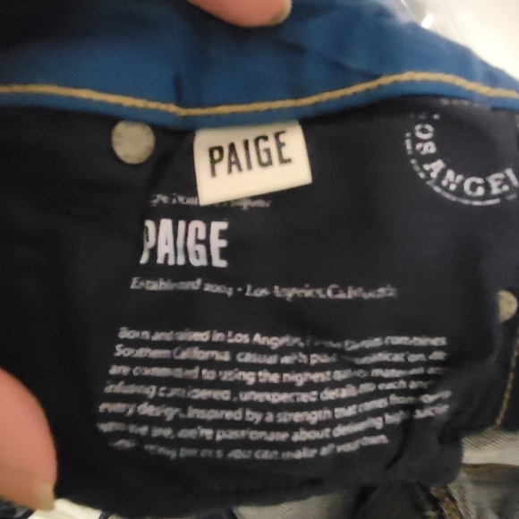 Paige Skyline Ankle Peg Jean's size 25 - Picture 13 of 14